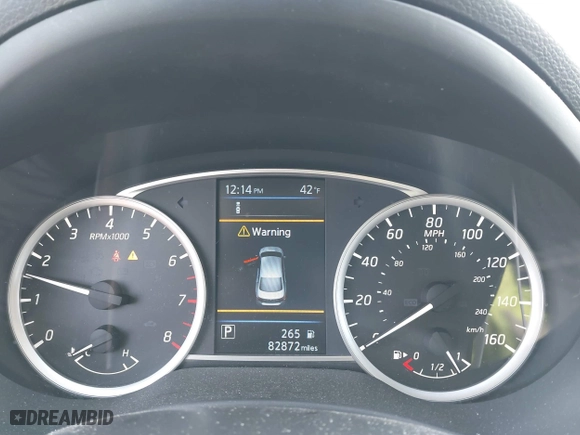 2019 Nissan Sentra SR with VIN 3N1AB7APXKY377529, listed as a IAAI auction lot 41643338 with 82,872 mi miles. Bid and sale history available at carsss.com. Image 7.
