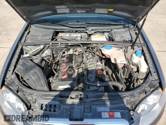 2007 Audi A4 with VIN WAUKF98E57A152630, listed as a Copart auction lot 76927614 with 71,930 mi miles and Salvage title. Bid and sale history available at DreamBid. Image 11.