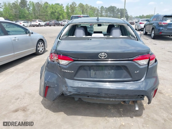 2023 Toyota Corolla LE with VIN 5YFB4MDE7PP024872, listed as a IAAI auction lot 42081981 with 44,563 mi miles. Bid and sale history available at carsss.com. Image 16.