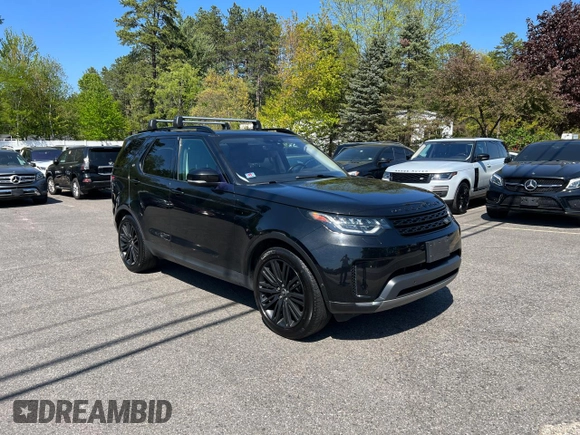 2017 Land Rover Discovery HSE with VIN SALRRBBV7HA045811, listed as a Copart auction lot 56986075 with 142,357 mi miles and Clean Title. Bid and sale history available at DreamBid. Image 1.
