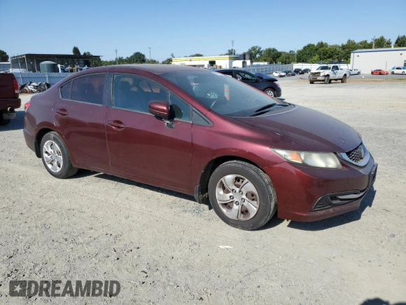2014 Honda Civic LX z VIN 19XFB2F57EE215652, wystawiony jako Copart lot #60287605 z przebiegiem 206 135 mil mil oraz Czysty tytuł • Clean title. Historia ofert i sprzedaży dostępna na DreamBid. Obrazek 4.