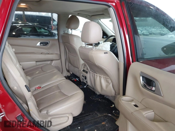 2019 Nissan Pathfinder S z VIN 5N1DR2MM5KC592248, wystawiony jako IAAI lot #41913415 z przebiegiem 83 024 mil mil oraz . Historia ofert i sprzedaży dostępna na DreamBid. Obrazek 8.