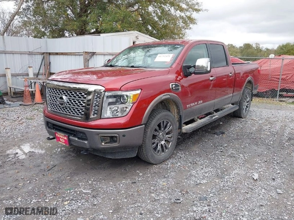 2019 Nissan Titan XD SV with VIN 1N6BA1F47KN533908, listed as a IAAI auction lot 41752421 with 105,831 mi miles. Bid and sale history available at carsss.com. Image 2.