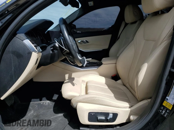 2019 BMW 3 Series 330i xDrive with VIN WBA5R7C52KFH31007, listed as a Copart auction lot 53333285 with 0 mi miles and Salvage Title. Bid and sale history available at carsss.com. Image 7.