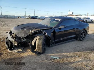 2021 Ford Mustang EcoBoost with VIN 1FA6P8TH5M5151498, listed as a Copart auction lot 45869345 with 56,805 mi miles and Salvage Title. Bid and sale history available at carsss.com. Image 1.