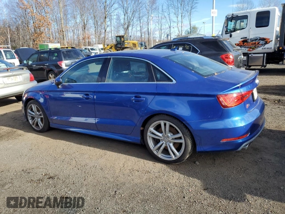 2015 Audi S3 2.0T Premium Plus with VIN WAUBFGFF3F1070605, listed as a Copart auction lot 83051364 with 113,362 mi miles and Clean Title. Bid and sale history available at carsss.com. Image 2.