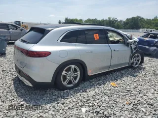 2023 Mercedes-Benz EQS with VIN 4JGDM2DB0PA024991, listed as a Copart auction lot 54162125 with 0 mi miles and Clean Title. Bid and sale history available at carsss.com. Image 3.