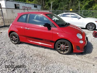 2015 FIAT 500 Abarth with VIN 3C3CFFFH6FT590412, listed as a Copart auction lot 62235855 with 67,892 mi miles and Clean title. Bid and sale history available at DreamBid. Image 4.