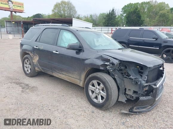 2014 GMC Acadia SLE with VIN 1GKKRNED8EJ325265, listed as a IAAI auction lot 41856162 with 145,022 mi miles and . Bid and sale history available at carsss.com. Image 1.