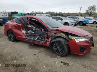 2022 Acura ILX Premium with VIN 19UDE2F86NA000339, listed as a Copart auction lot 52875205 with 36,415 mi miles and Salvage title. Bid and sale history available at DreamBid. Image 4.