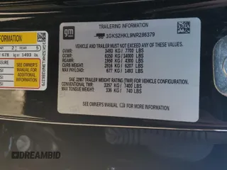 2022 GMC Yukon XL AT4 with VIN 1GKS2HKL9NR286379, listed as a Copart auction lot 70381224 with Not Provided miles and Salvage Title. Bid and sale history available at carsss.com. Image 14.