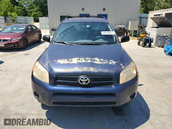 2006 Toyota RAV4 with VIN JTMZD35V565013212, listed as a Copart auction lot 54978675 with 278,894 mi miles and Clean Title. Bid and sale history available at carsss.com. Image 5.
