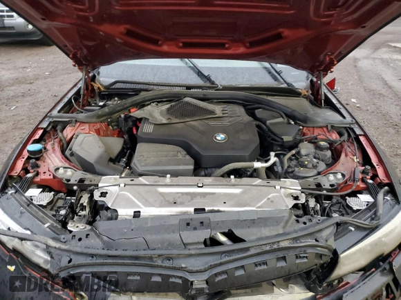 2021 BMW 3 Series 330i xDrive with VIN 3MW5R7J0XM8B98047, listed as a Copart auction lot 82392774 with 0 mi miles and Salvage Title. Bid and sale history available at carsss.com. Image 11.