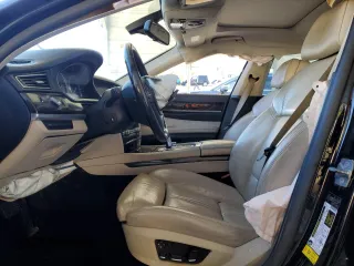 2011 BMW 7 Series 740Li with VIN WBAKB4C5XBC574198, listed as a Copart auction lot 81507884 with 158,437 mi miles and Salvage title. Bid and sale history available at DreamBid. Image 7.
