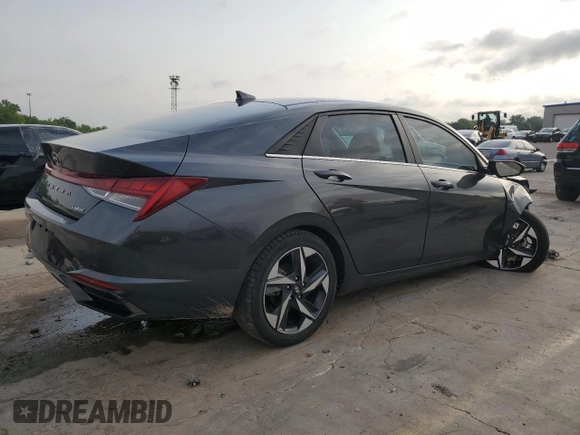 2023 Hyundai Elantra Limited z VIN 5NPLP4AG3PH099681, wystawiony jako Copart lot #54840125 z przebiegiem 44 360 mil mil oraz Szkoda całkowita • Salvage title. Historia ofert i sprzedaży dostępna na DreamBid. Obrazek 3.