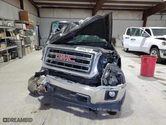 2015 GMC Sierra 1500 SLE with VIN 1GTV2UEC4FZ390910, listed as a Copart auction lot 48043215 with 75,608 mi miles and Salvage Title. Bid and sale history available at carsss.com. Image 5.