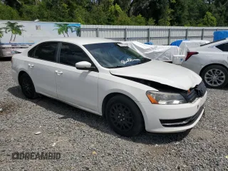 2013 Volkswagen Passat S with VIN 1VWAP7A3XDC012739, listed as a Copart auction lot 63841305 with 249,329 mi miles and Salvage title. Bid and sale history available at DreamBid. Image 4.