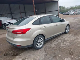 2017 Ford Focus SE with VIN 1FADP3F28HL236581, listed as a IAAI auction lot 41911991 with 61,990 mi miles. Bid and sale history available at carsss.com. Image 4.