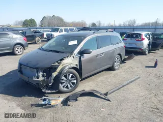 2014 Honda Odyssey Touring with VIN 5FNRL5H96EB014346, listed as a IAAI auction lot 41770881 with 205,514 mi miles. Bid and sale history available at carsss.com. Image 18.