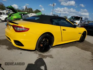 2019 Maserati GranTurismo Convertible Sport with VIN ZAM45VMAXK0341536, listed as a Copart auction lot 75299544 with 0 mi miles and Non Repairable. Bid and sale history available at carsss.com. Image 3.
