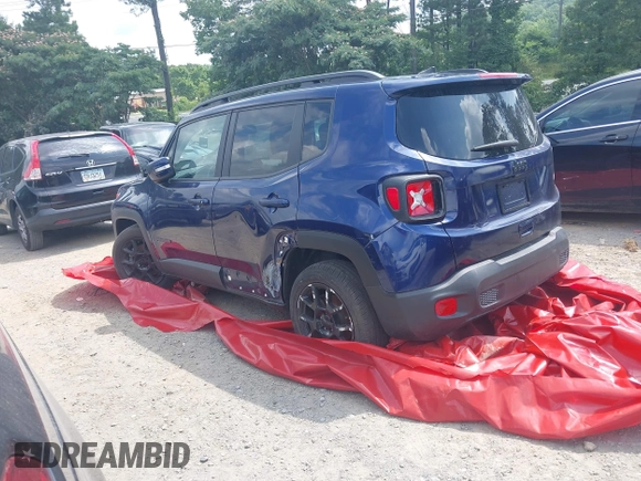 2020 Jeep Renegade Latitude with VIN ZACNJABB5LPL87163, listed as a IAAI auction lot 40948221 with 118,125 mi miles and . Bid and sale history available at DreamBid. Image 3.