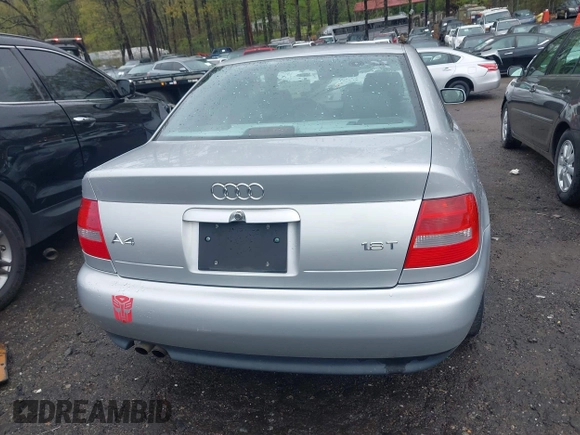 2000 Audi A4 with VIN WAUAC68D4YA172010, listed as a IAAI auction lot 41922110 with 132,251 mi miles and . Bid and sale history available at DreamBid. Image 16.
