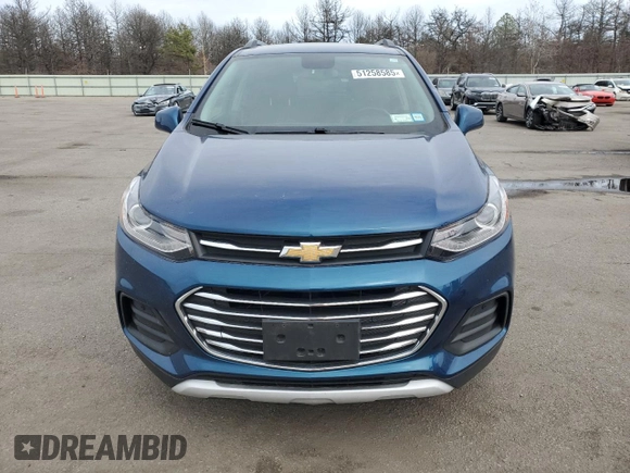 2019 Chevrolet Trax LT with VIN 3GNCJPSB8KL402458, listed as a Copart auction lot 51258585 with 22,718 mi miles and Salvage Title. Bid and sale history available at carsss.com. Image 5.