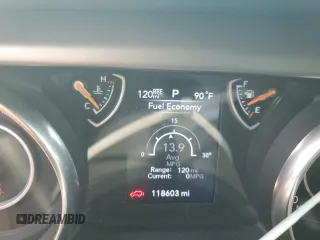 2018 Jeep Wrangler Unlimited Sport z VIN 1C4HJXDG5JW320526, wystawiony jako Copart lot #58425305 z przebiegiem 118 603 mil mil oraz Szkoda całkowita • Salvage title. Historia ofert i sprzedaży dostępna na DreamBid. Obrazek 9.