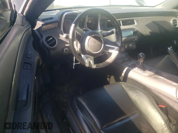 2011 Chevrolet Camaro 2SS with VIN 2G1FT1EW0B9201693, listed as a Copart auction lot 46985565 with 54,168 mi miles and Salvage Title. Bid and sale history available at DreamBid. Image 8.