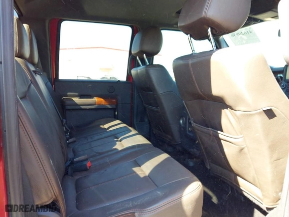 2015 Ford Super Duty F-250 SRW Lariat with VIN 1FT7W2BTXFED39893, listed as a IAAI auction lot 41620936 with 153,814 mi miles. Bid and sale history available at carsss.com. Image 8.