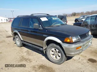 1999 Mitsubishi Montero Sport LS with VIN JA4LS31H4XP024827, listed as a IAAI auction lot 41652278 with 1 mi miles. Bid and sale history available at carsss.com. Image 1.