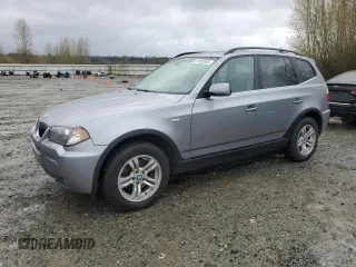 2006 BMW X3 3.0i with VIN WBXPA93446WG74047, listed as a Copart auction lot 51092935 with 96,110 mi miles and Salvage Title. Bid and sale history available at carsss.com. Image 1.