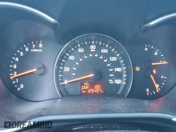 2015 Kia Sorento LX with VIN 5XYKTDA7XFG652288, listed as a Copart auction lot 77898474 with 125,497 mi miles and Clean Title. Bid and sale history available at carsss.com. Image 9.