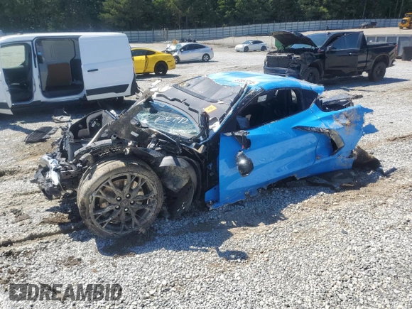2023 Chevrolet Corvette 2LT with VIN 1G1YB2D4XP5132792, listed as a Copart auction lot 57857715 with Not provided miles and Salvage title. Bid and sale history available at DreamBid. Image 1.
