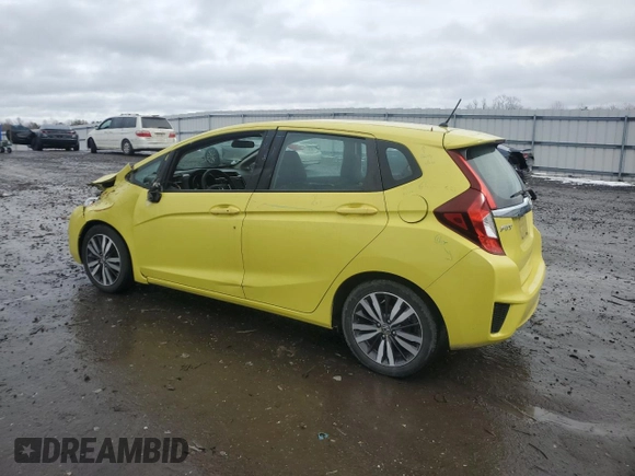 2016 Honda Fit EX-L with VIN 3HGGK5H80GM705311, listed as a Copart auction lot 45185035 with 26,457 mi miles and Salvage title. Bid and sale history available at DreamBid. Image 2.
