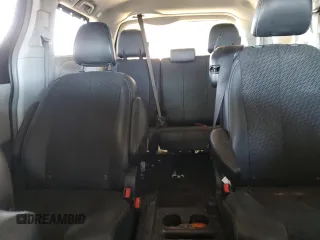 2012 Toyota Sienna SE with VIN 5TDXK3DCXCS196965, listed as a Copart auction lot 46950365 with 141,176 mi miles and Salvage Title. Bid and sale history available at carsss.com. Image 10.