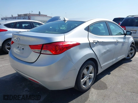 2012 Hyundai Elantra Limited with VIN KMHDH4AE0CU285772, listed as a IAAI auction lot 42303878 with Not provided miles and . Bid and sale history available at DreamBid. Image 4.