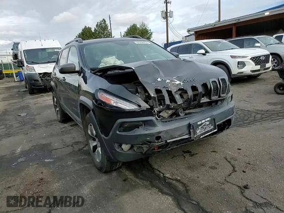 2015 Jeep Cherokee Trailhawk with VIN 1C4PJMBS9FW521872, listed as a Copart auction lot 55338955 with 146,602 mi miles and Salvage title. Bid and sale history available at DreamBid. Image 11.