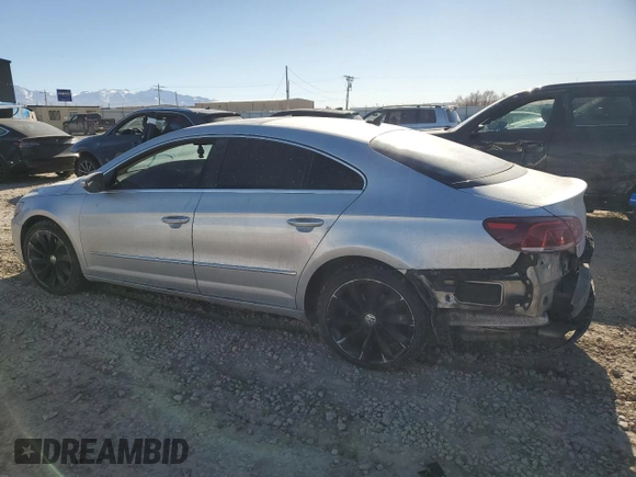 2013 Volkswagen CC VR6 Lux with VIN WVWHU7AN1DE500302, listed as a Copart auction lot 41916625 with 75,550 mi miles and Salvage Title. Bid and sale history available at carsss.com. Image 2.