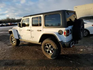 2023 Jeep Wrangler Rubicon с VIN 1C4HJXFN8PW573926, выставлен на аукционе Copart как лот 87054874 с пробегом 13 535 миль миль и Списание • Salvage title. История ставок и продаж доступна на DreamBid. Изображение 2.