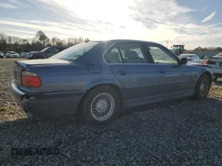 2001 BMW 7 Series 740iA with VIN WBAGG83411DN85508, listed as a Copart auction lot 42105654 with 167,797 mi miles and Non Repairable. Bid and sale history available at carsss.com. Image 3.