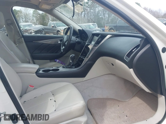 2017 Infiniti Q50 3.0t Premium with VIN JN1EV7AR8HM839141, listed as a IAAI auction lot 41803774 with 109,893 mi miles. Bid and sale history available at carsss.com. Image 5.