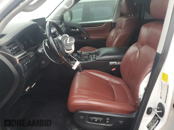 2018 Lexus LX with VIN JTJHY7AXXJ4252748, listed as a Copart auction lot 50691355 with 118,967 mi miles and Salvage Title. Bid and sale history available at carsss.com. Image 7.