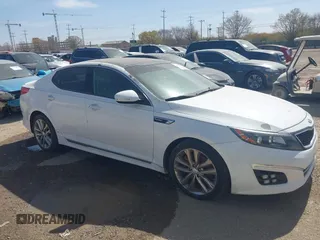 2015 Kia Optima SXL Turbo with VIN 5XXGR4A68FG408140, listed as a IAAI auction lot 41788669 with 110,679 mi miles and . Bid and sale history available at DreamBid. Image 6.