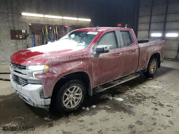 2019 Chevrolet Silverado 1500 LT with VIN 1GCRYDED9KZ217984, listed as a Copart auction lot 42634905 with 96,471 mi miles and Salvage Title. Bid and sale history available at carsss.com. Image 1.