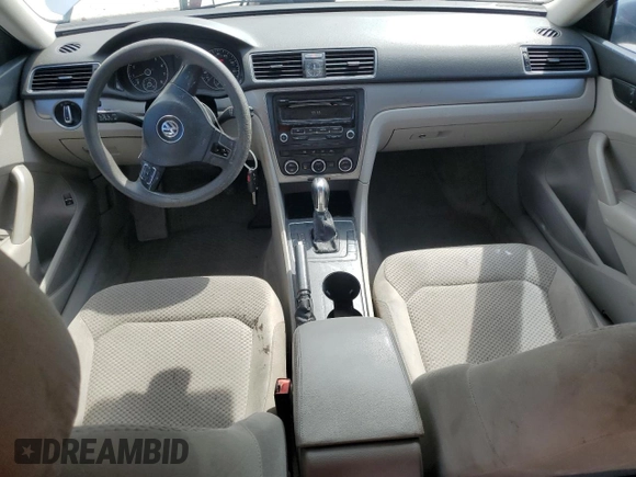 2012 Volkswagen Passat S with VIN 1VWAP7A37CC033613, listed as a Copart auction lot 63634505 with 398,735 mi miles and Salvage title. Bid and sale history available at DreamBid. Image 8.
