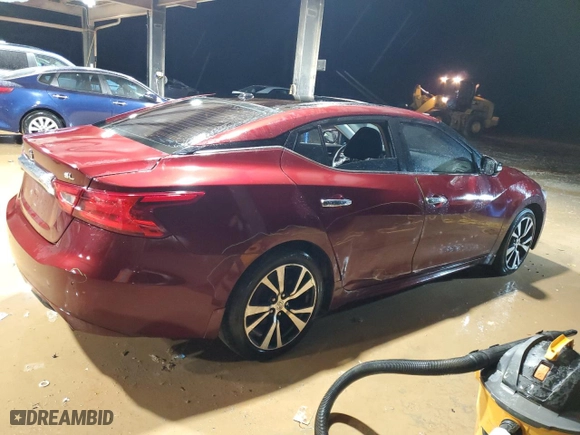 2017 Nissan Maxima SV with VIN 1N4AA6AP7HC454469, listed as a Copart auction lot 45038905 with 130,527 mi miles and Salvage Title. Bid and sale history available at carsss.com. Image 3.
