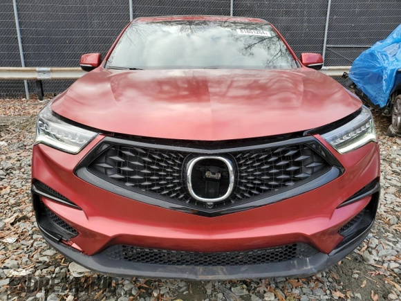 2021 Acura RDX w/A-Spec Package with VIN 5J8TC2H6XML046482, listed as a Copart auction lot 81801204 with 64,296 mi miles and Salvage Title. Bid and sale history available at carsss.com. Image 5.