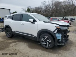 2025 Nissan Kicks SV with VIN 3N8AP6CA0SL305208, listed as a Copart auction lot 46438075 with 10,434 mi miles and Salvage Title. Bid and sale history available at carsss.com. Image 4.
