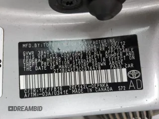 2012 Toyota Corolla L with VIN 2T1BU4EE3CC916478, listed as a Copart auction lot 89019635 with 112,260 mi miles and Salvage Title. Bid and sale history available at carsss.com. Image 14.